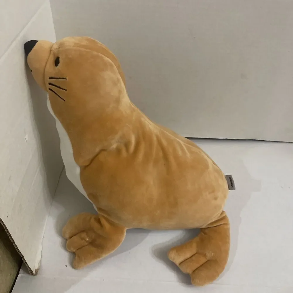 Miniso Ocean Series Seal Pillow Plush Stuffed Animal 11”